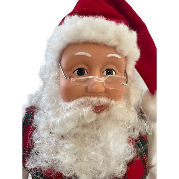 Vtg 1999 Gemmy Hip Swinging Santa Claus Animatronic Sings Plays Music & Dances - Picture 2 of 5